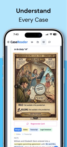 Case Reader: Law School AI iPhone screenshot