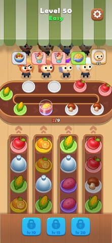 Food Puzzle : Sort n Merge screenshot