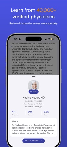 Mednet | Physician Q&A iPhone screenshot