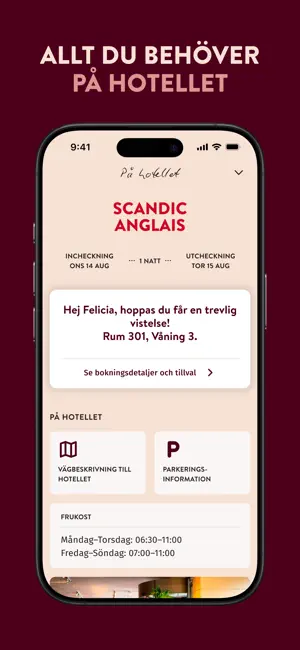 Scandic Hotels iPhone screenshot 4