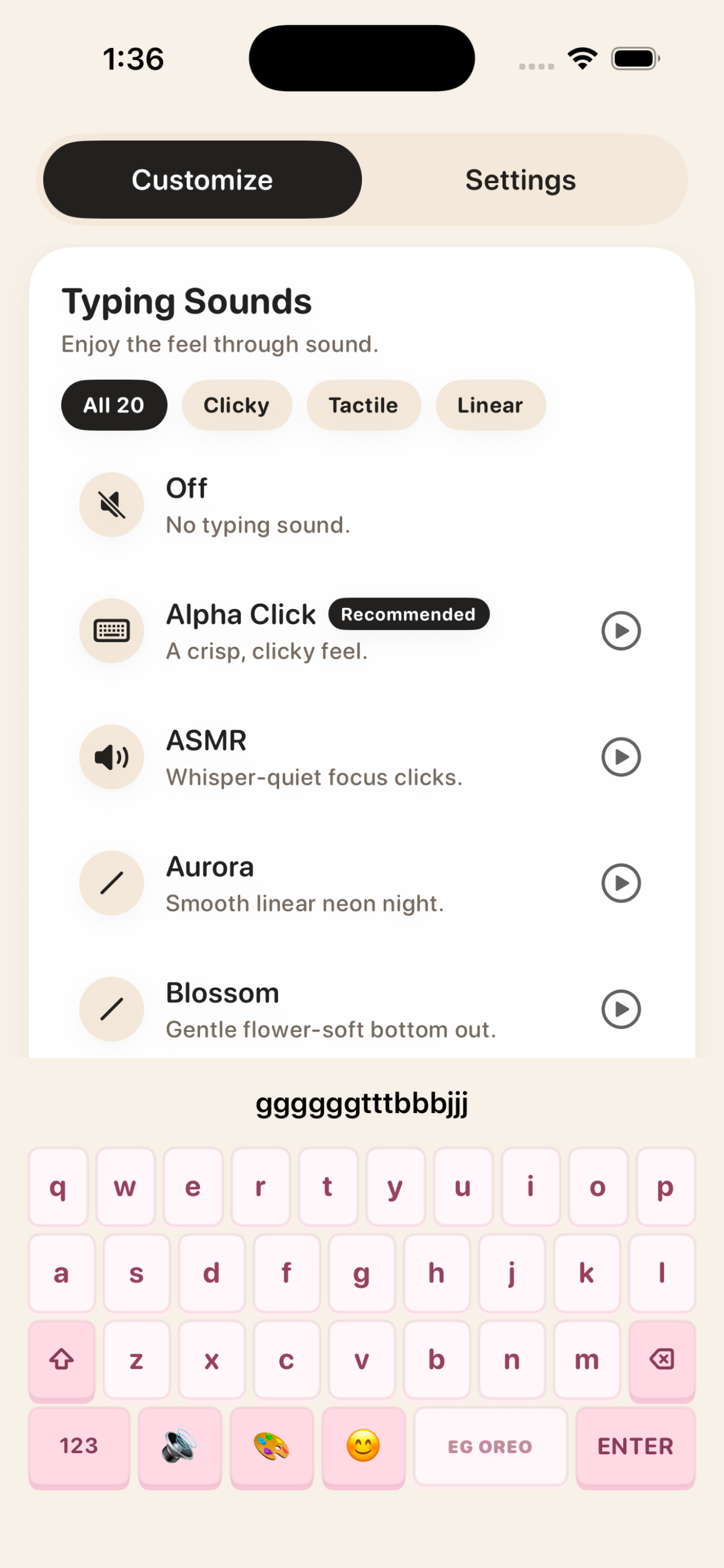 Mechanical Keyboard App－FunKey screenshot 4