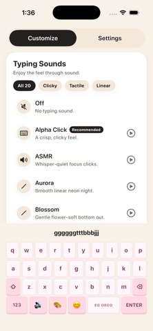 Mechanical Keyboard App－FunKey iPhone screenshot