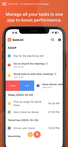 QuickJot | AI Todo List Screenshot 3 of 7