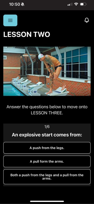 The SwimAcademy App Screenshot 2 of 2