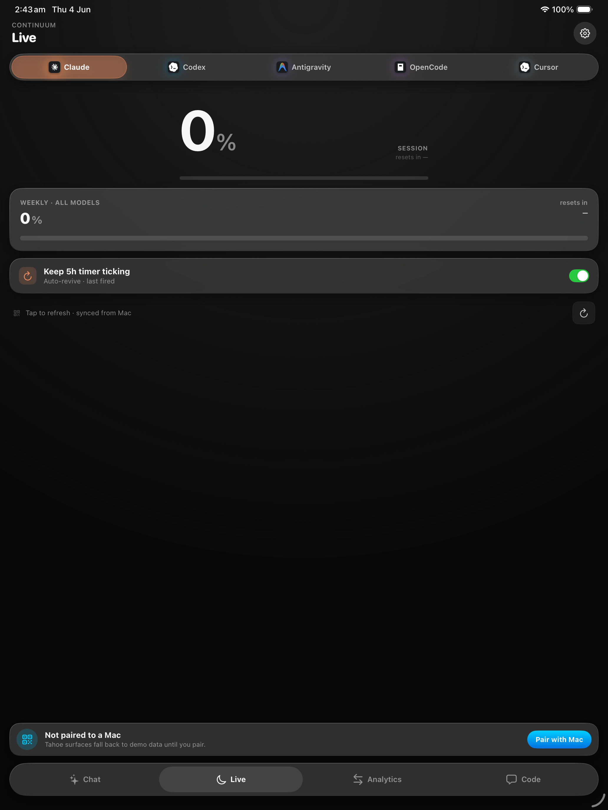 Continuum: Claude, Codex, Grok screenshot 6