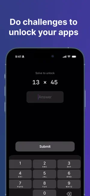 Second Thought: App Blocker iPhone screenshot 2