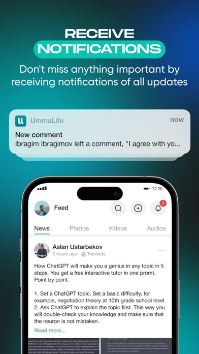 Umma Life iPhone screenshot 5 - Social Networking app