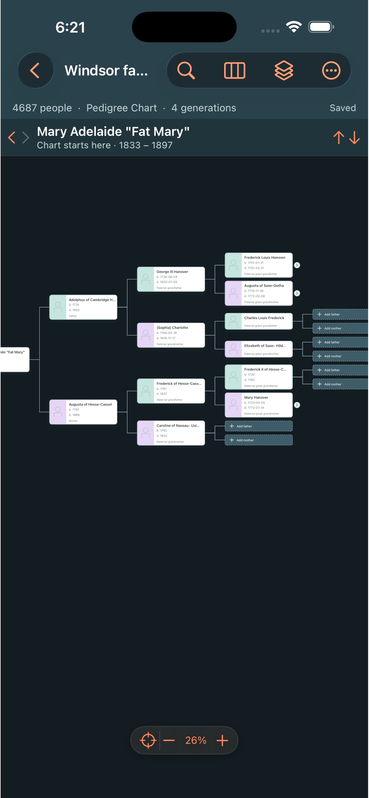 Screenshot 2 of Family Tree Builder Neo