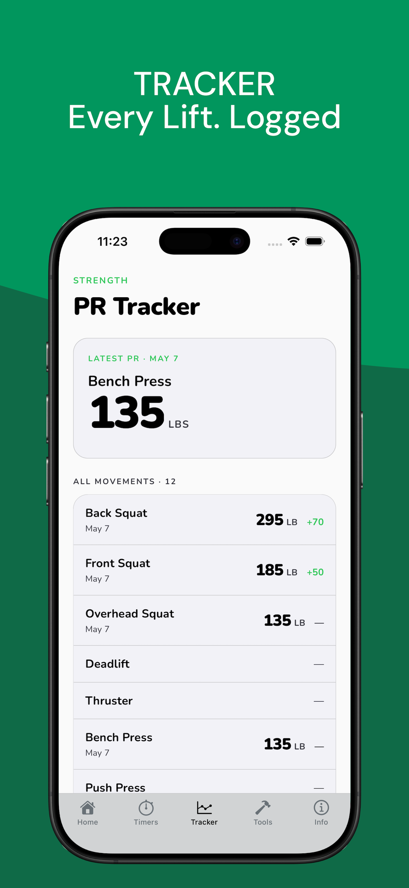 CRFiT: WOD Timer & PR Tracker