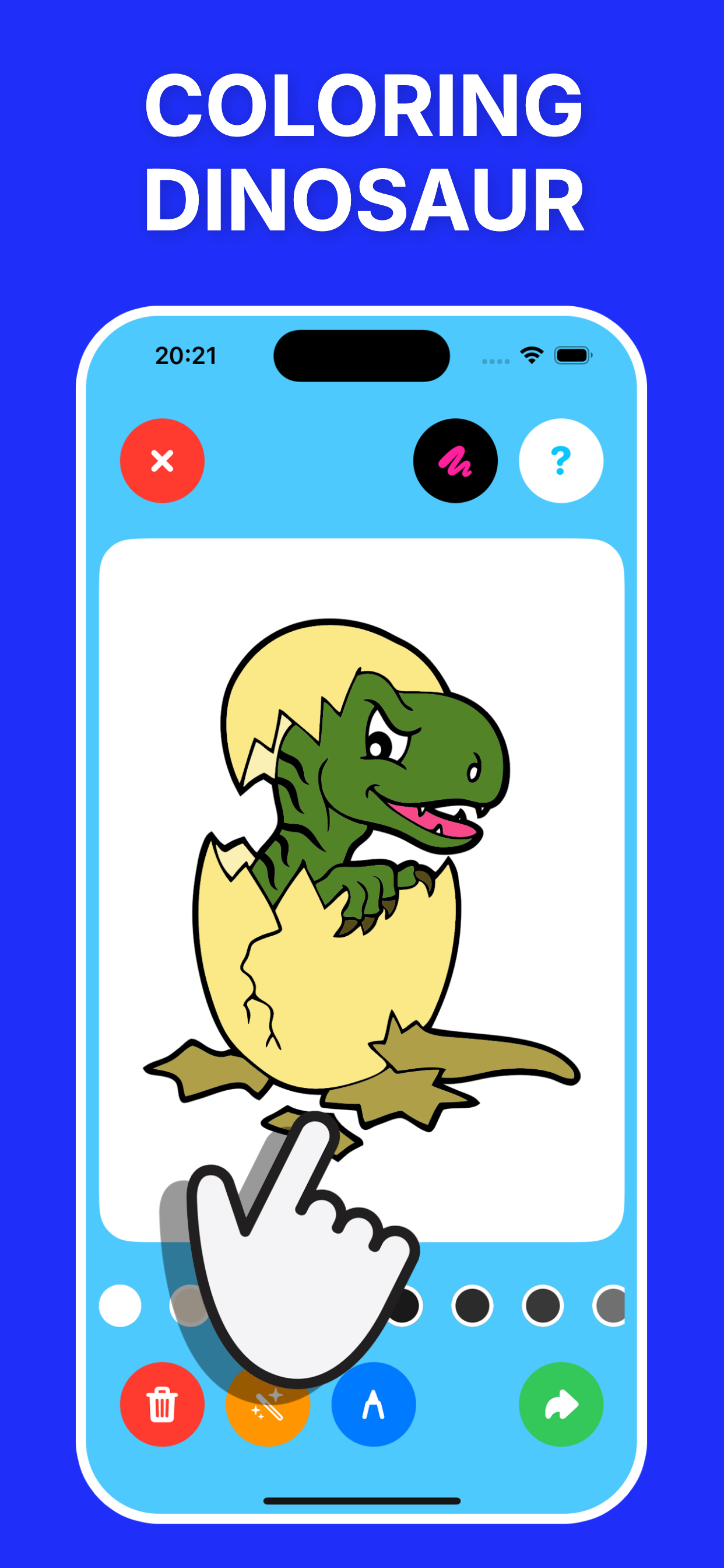 Dinosaur coloring book Romeo