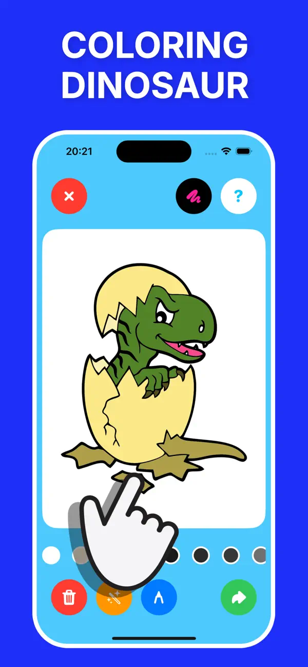 #1. Dinosaur coloring book Romeo (iOS) 由: FLUOMIND