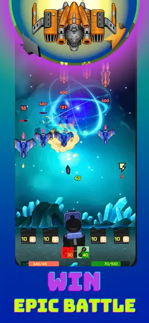 Spaceship games: alien shooter screenshot 2