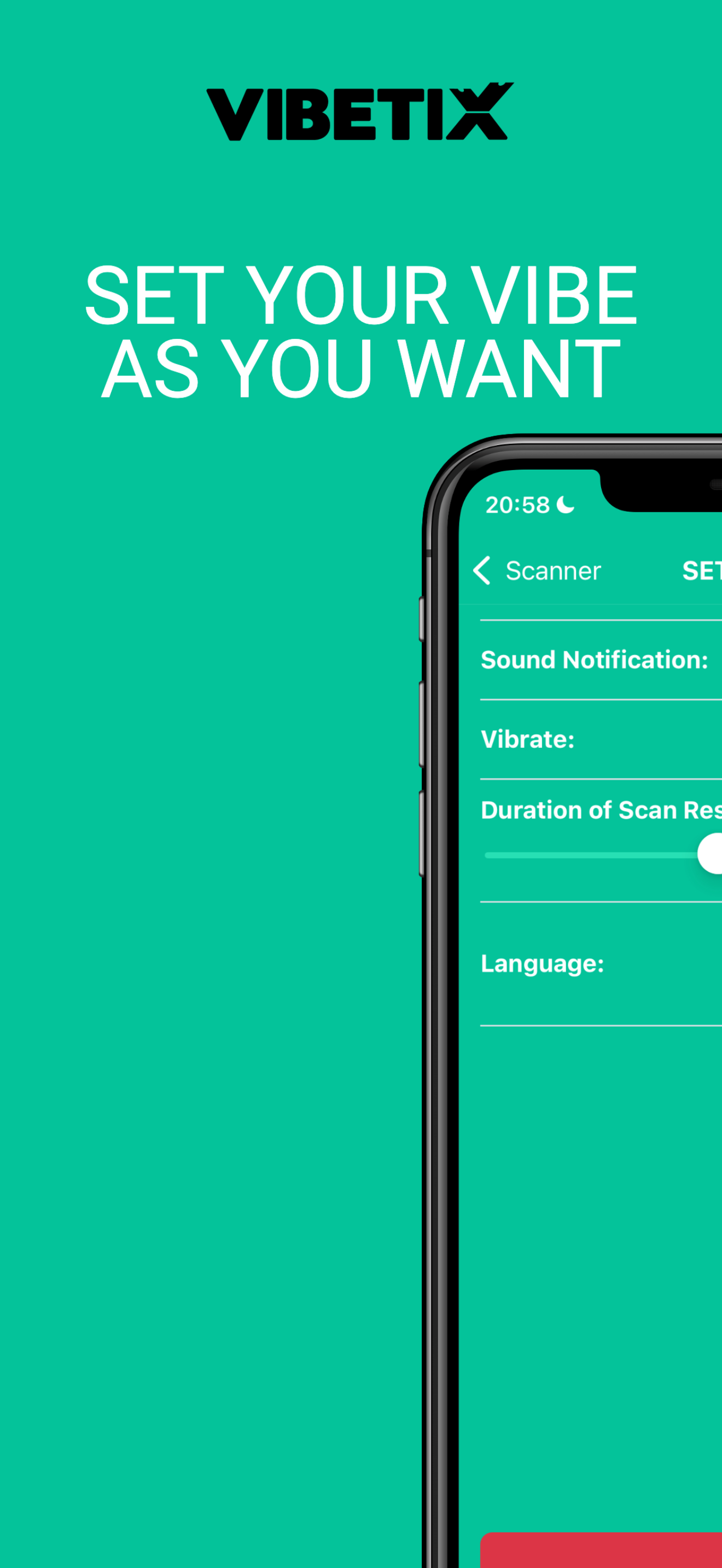 vibetix.io Scanner