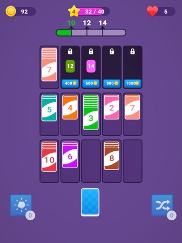 Card Sort! Puzzle iPad screenshot