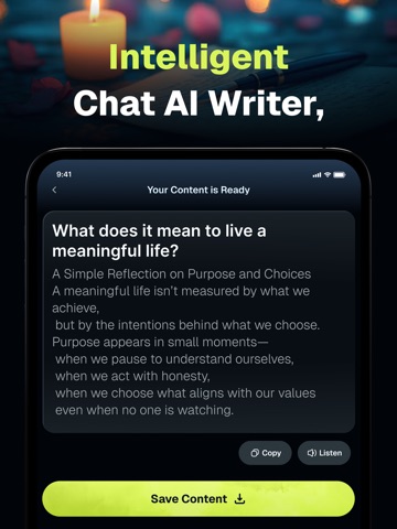 iWrite : AI Content Writer iPad screenshot