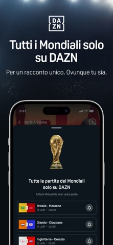 DAZN: Diretta Calcio e Sport App Store preview screenshot 3
