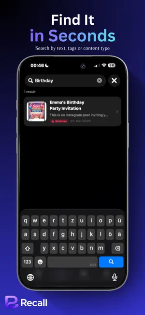 Recall - Screenshot Reminder screenshot 2