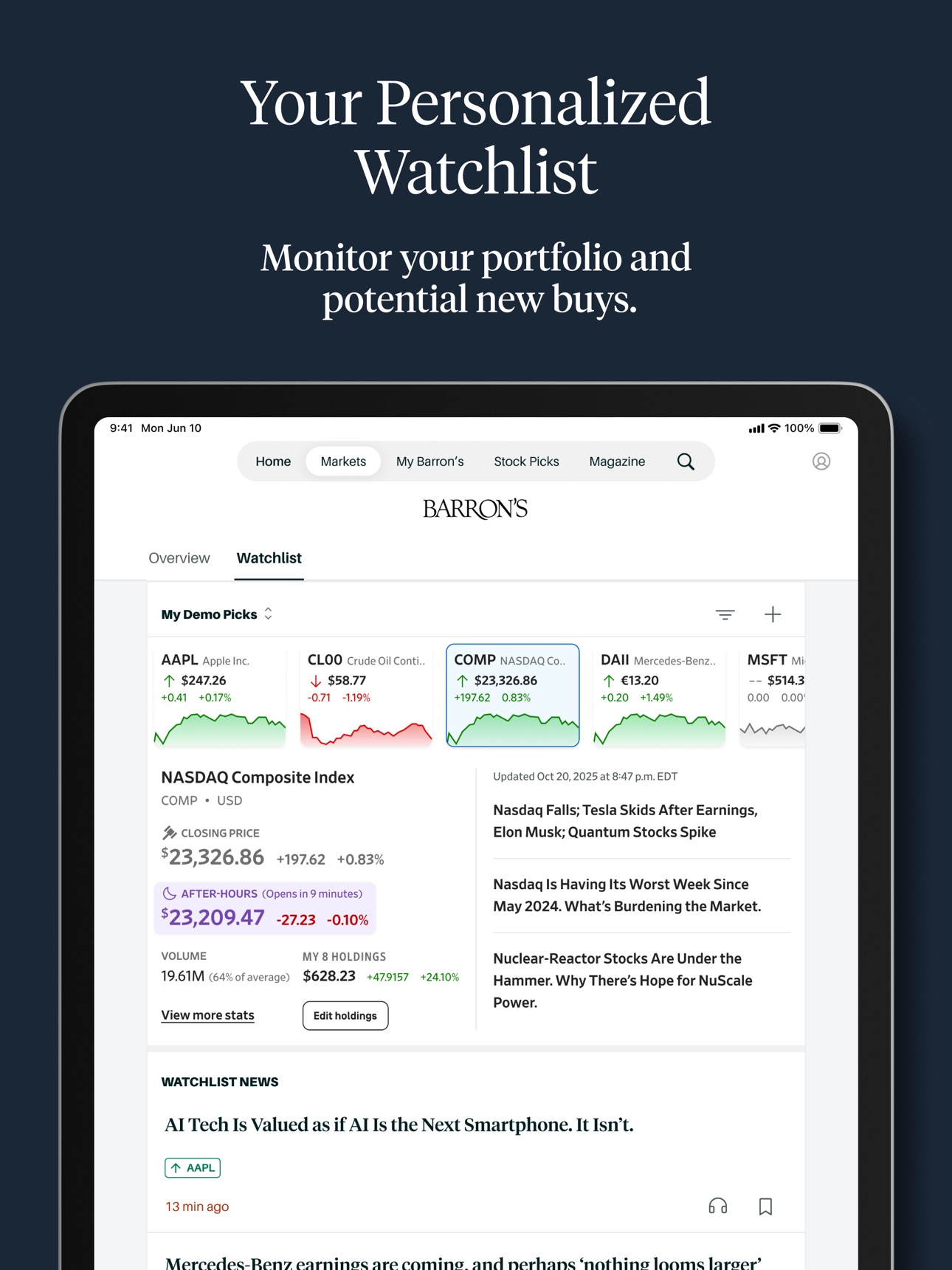 Screenshot 10 of Barron’s - Investing Insights