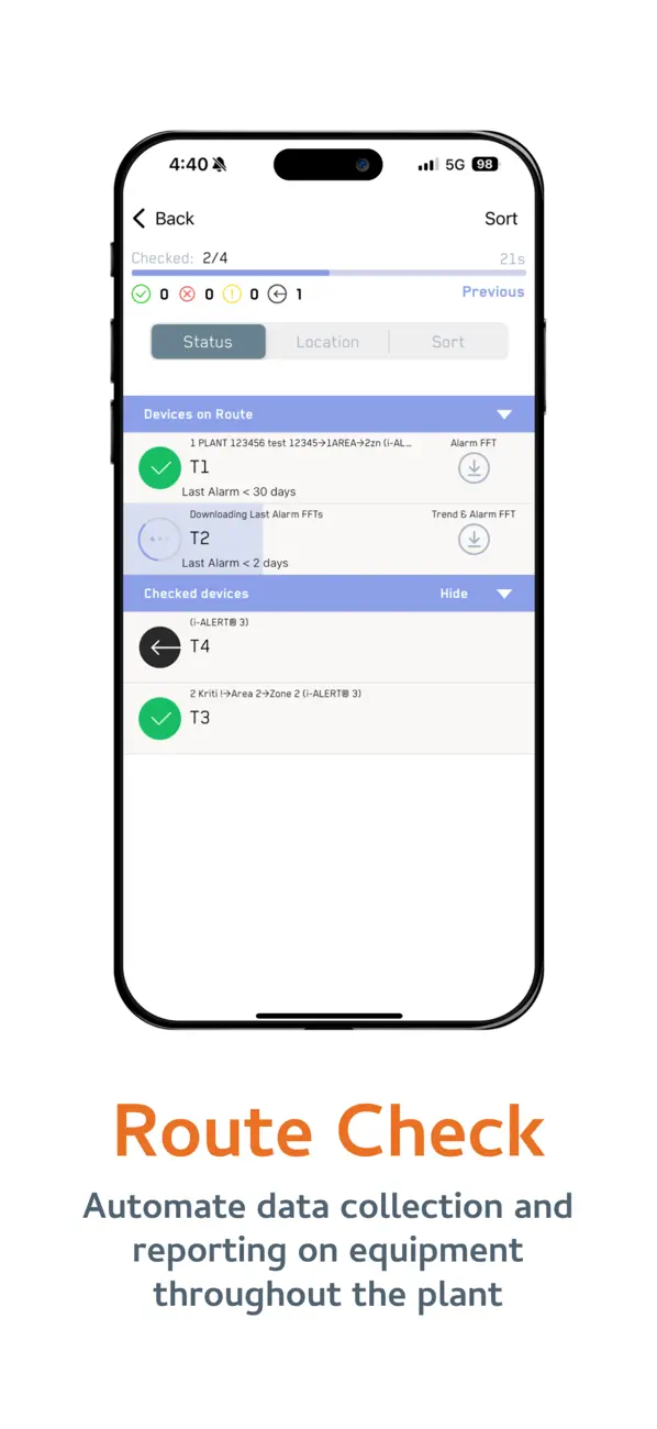 Screenshot #3 pour i-ALERT Condition Monitor