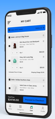 selazo online shopping screenshot