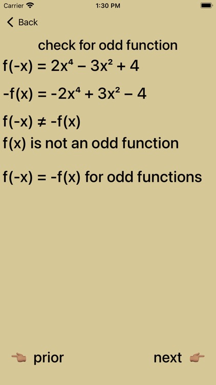 Even and Odd Polynomials screenshot-4