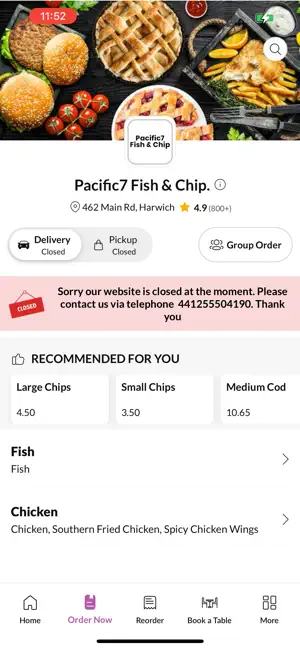 Pacific7 Fish & Chip screenshot 2