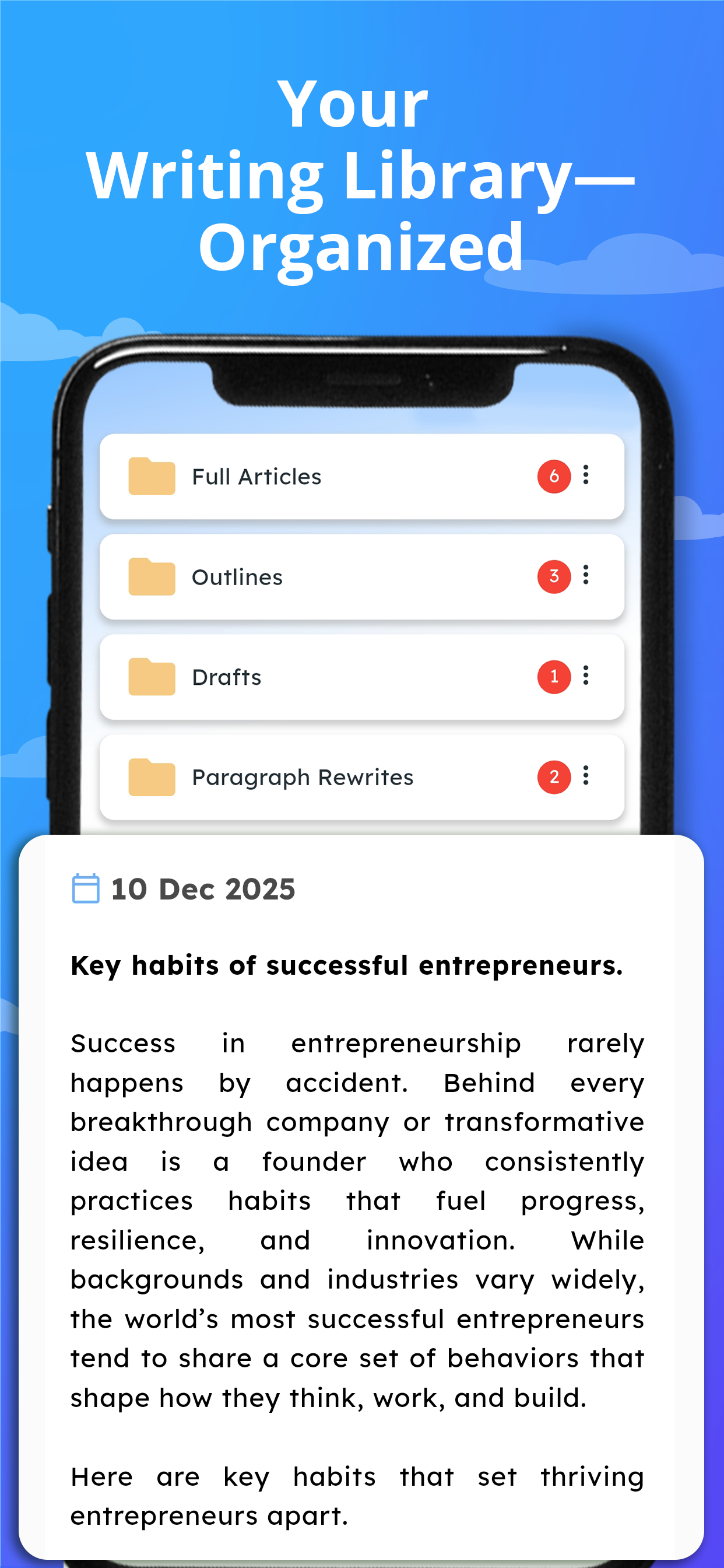 CoAuthor- AI Article Writer screenshot 3