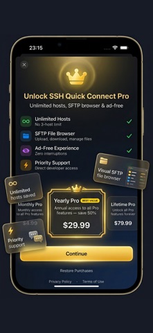 SSH Quick Connect: Pro Client Screenshot 5 of 5