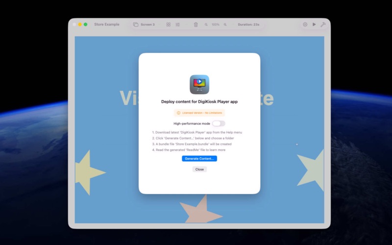 DigiKiosk screenshot