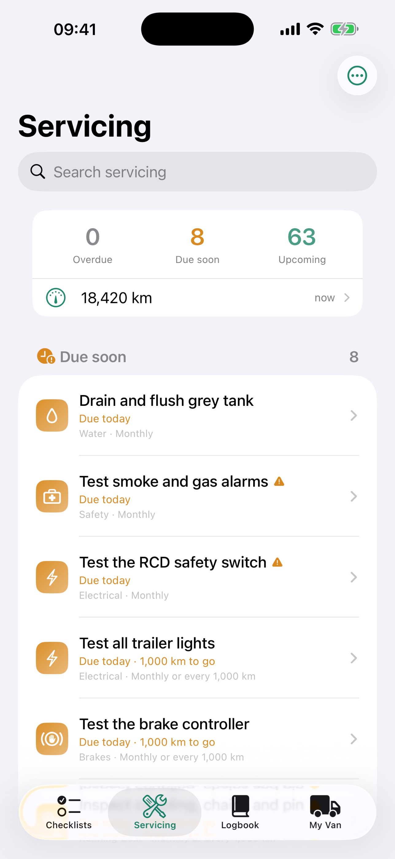 Screenshot 4 of Caravan Checklist