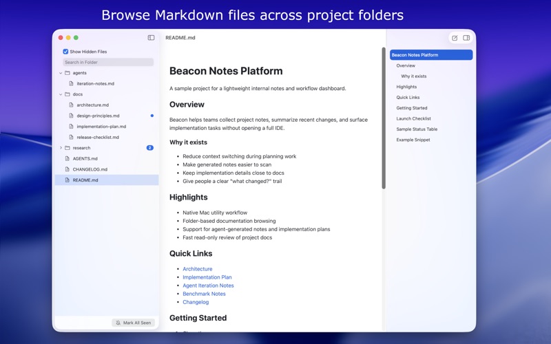 MD Browser screenshot