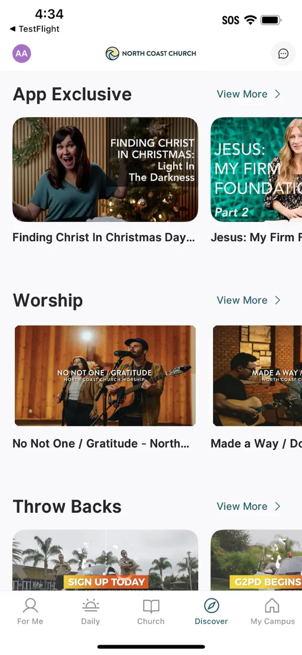 Screenshot #3 pour My North Coast Church App