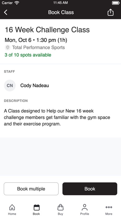 Screenshot #3 pour Total Performance Sports Gym