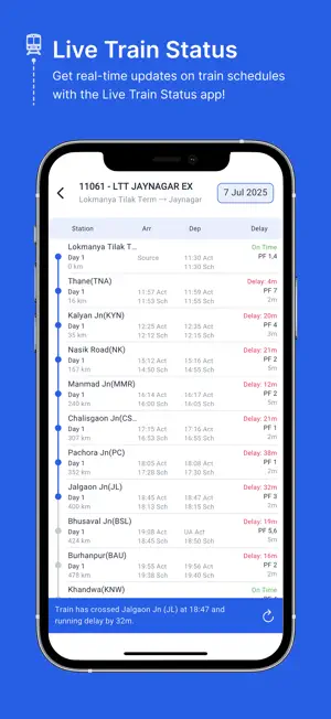 Where is my Train Live Status screenshot 3