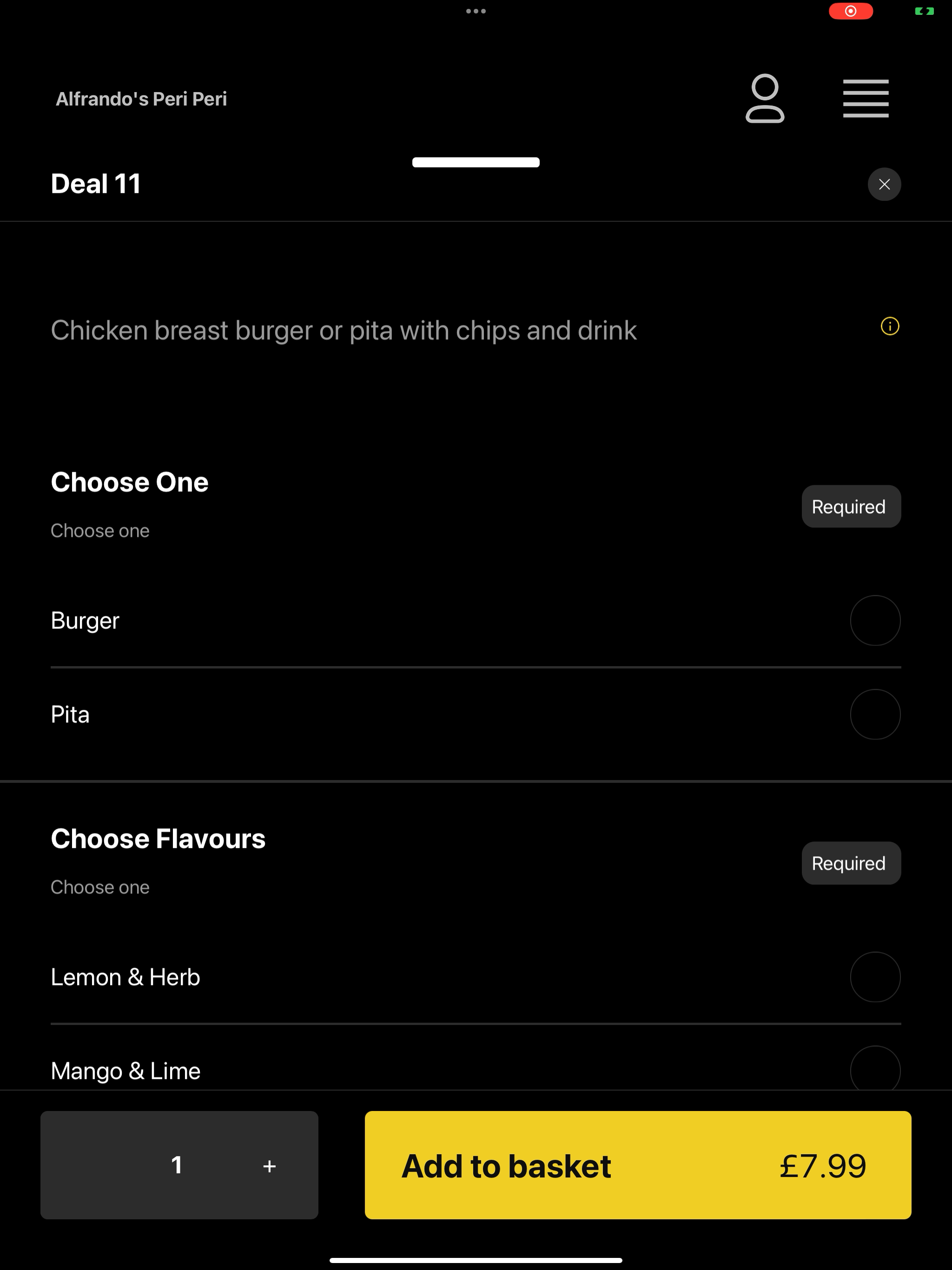 Alfrando's Peri Peri screenshot 15