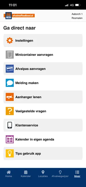 Afvalstoffendienst iPhone screenshot 6