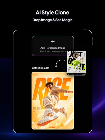 Cava AI: Logo, Poster & Banner iPad screenshot
