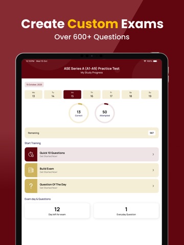 ASE Series A (A1-A9) Test Prep iPad screenshot