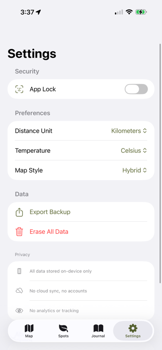 SpotVault Screenshot 3 of 5
