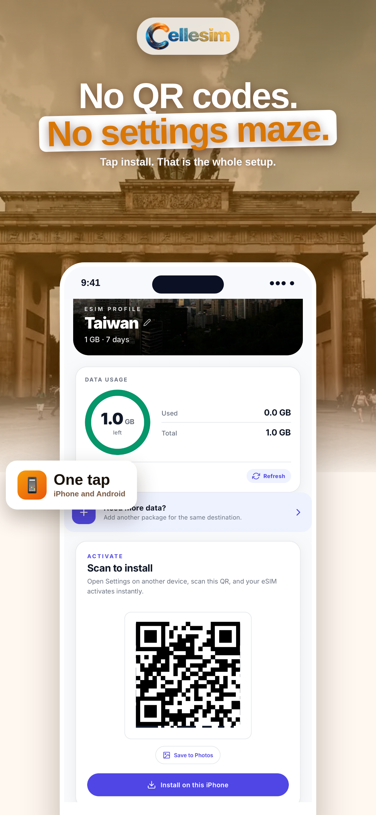 Cellesim: eSIM Internet screenshot 7