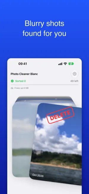 Photo Cleaner Blanc: Storage screenshot 2
