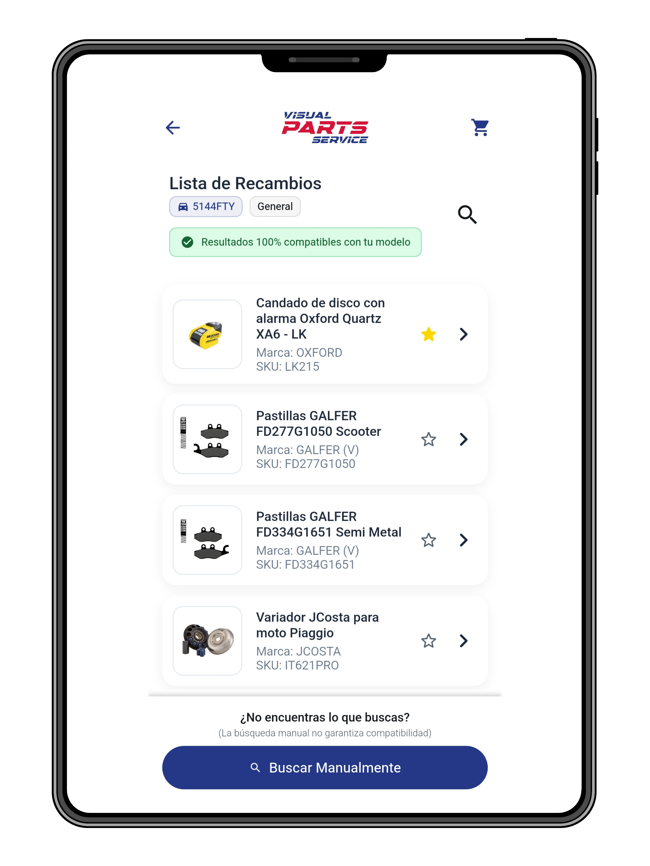 Visual Parts Service