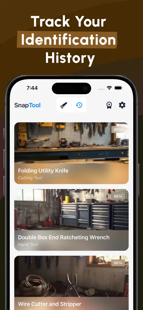 Tool Identifier - SnapTool AI - Reference App | MWM