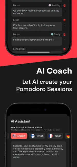 AI Pomodoro Timer: Get Pomalia screenshot 3