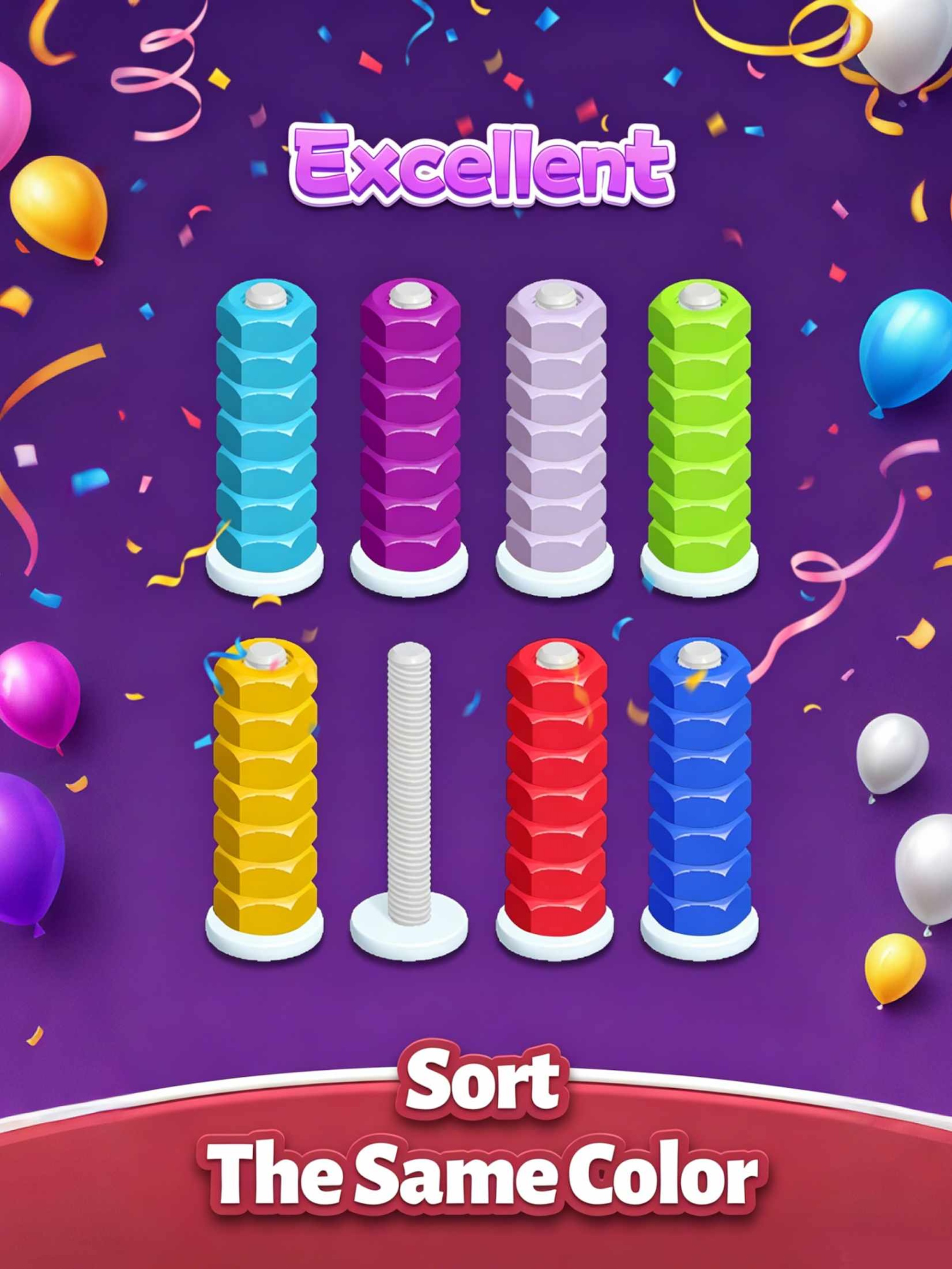Nut Sort：Color Puzzle Game screenshot 7
