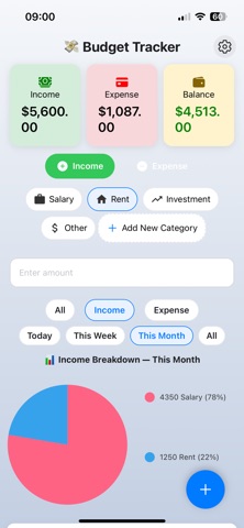 SmartBudget Pro screenshot