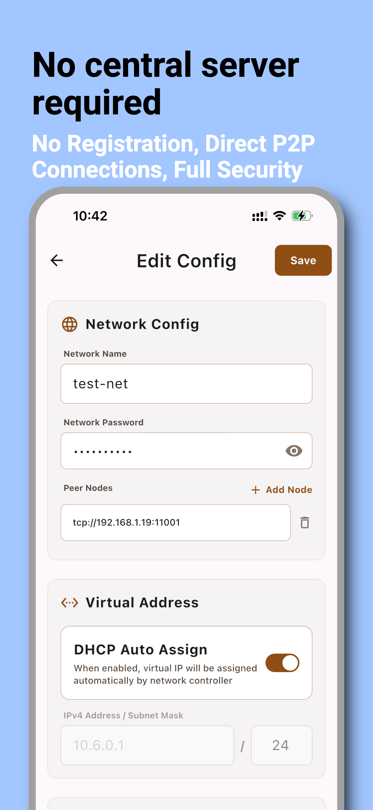 EasyTierConnect screenshot 2