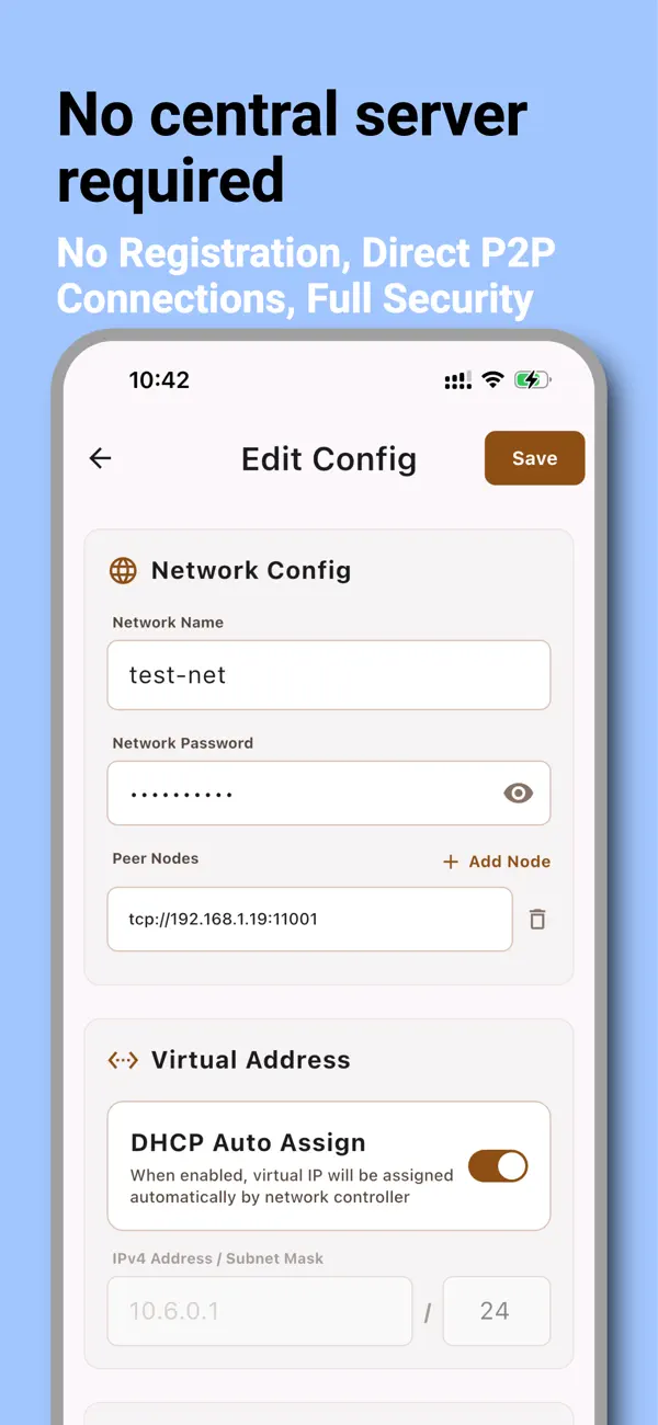 Screenshot #2 pour EasyTierConnect