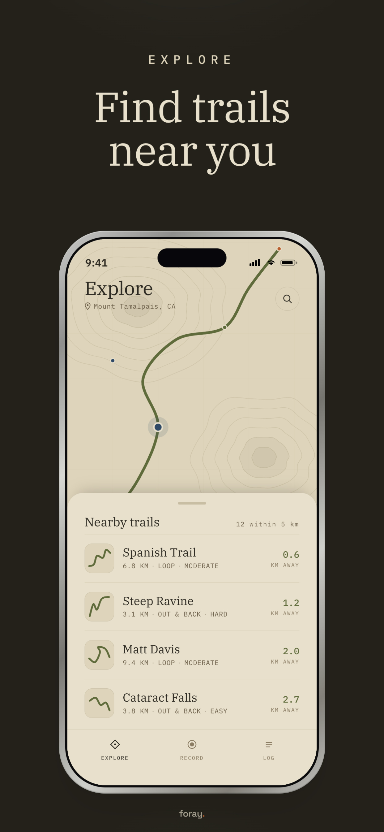 Foray: Trail GPS screenshot 2