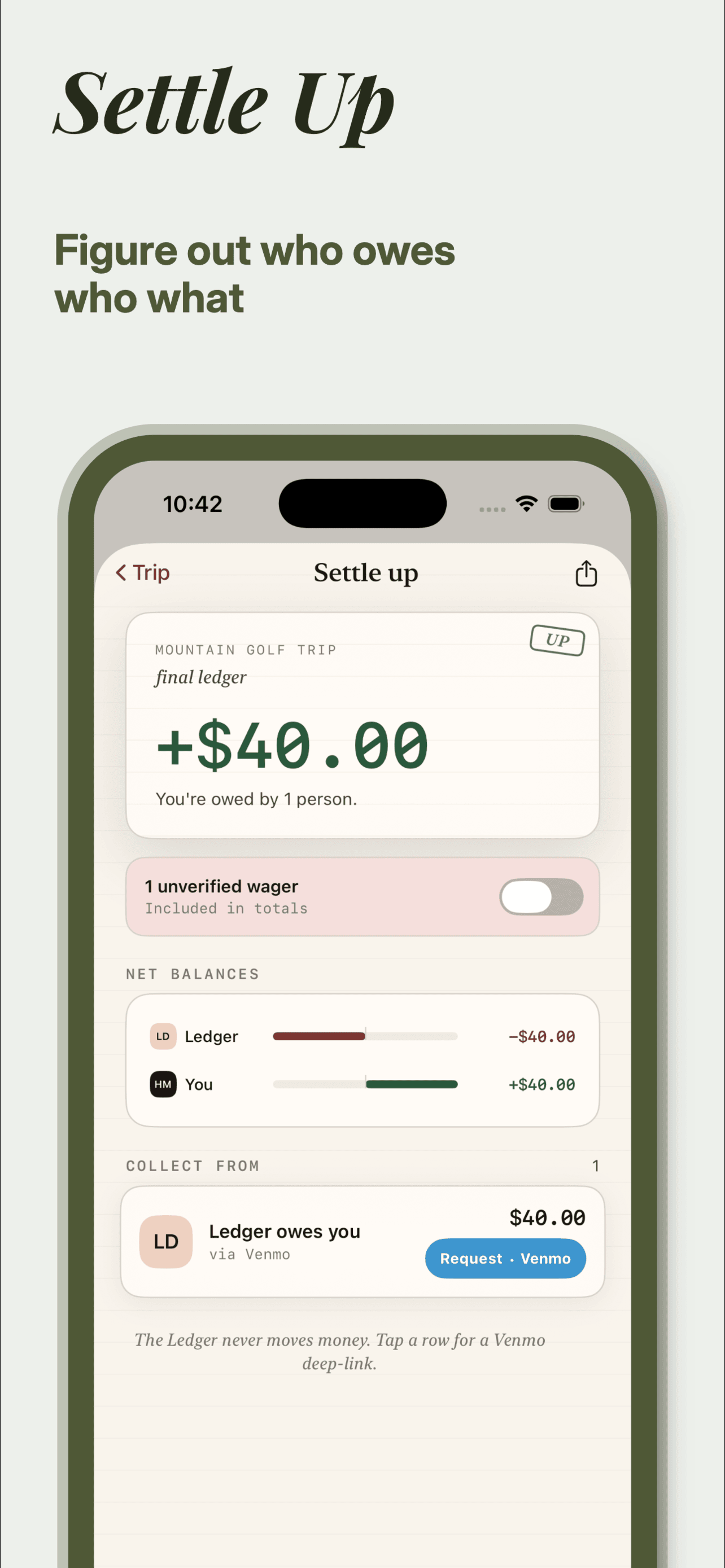 The Ledger: Friend IOUs